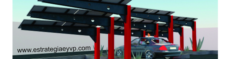 Estacionamientos con techumbres de fotoceldas voltaicas en México por Estrategia de Estacionamientos y Valet Parking